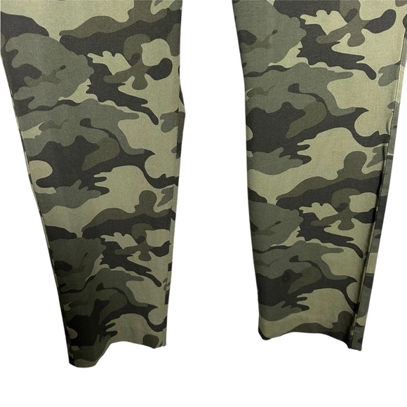 Old Navy Pixie Pants Sz 16 High Rise Skinny Leg Secret Slim Pockets Olive Green - Picture 4 of 11